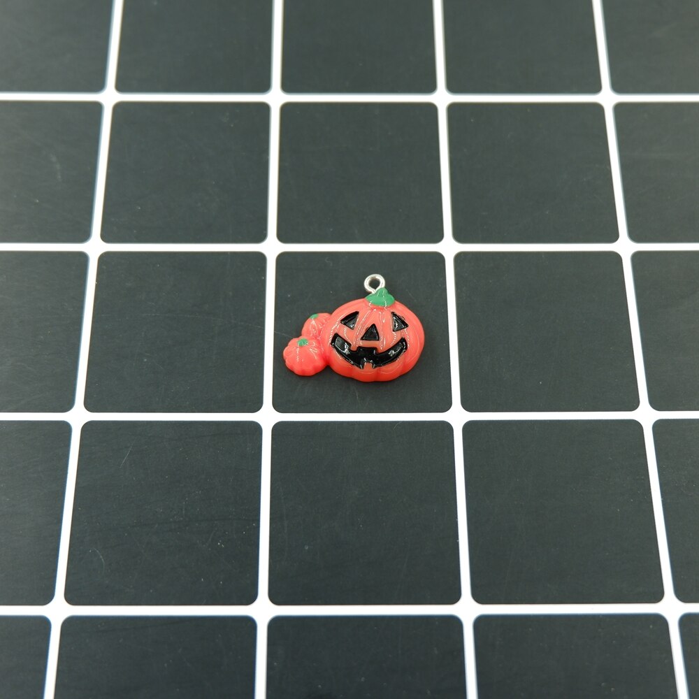 Halloween set pompoen spook hoed bedels hangers voor armbanden ketting oorbel sleutelhanger diy decoratie sieraden maken