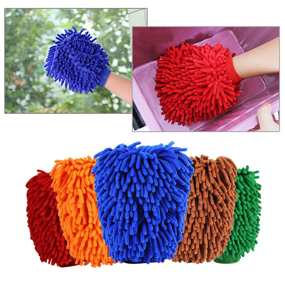 Autowashandschoen, ultrafijne vezel chenille microvezel, raamwasgereedschap, schoonmaakhandschoen voor thuis, autowashandschoen, auto-accessoires