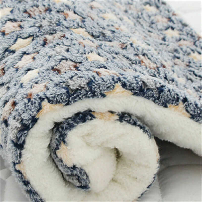 Mat Bed Soft Puppy Pet Supplies Blanket Dog Plush Sleeping Cat Warm Blankets
