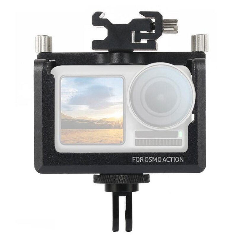 AMAZEAR Draagtas voor DJI Osmo 360 accessoires, draagbare nylon Osmo360 actiecamera reistas met schouderriem geschikt voor 2,5 m 2,5 m selfiestick (zwart