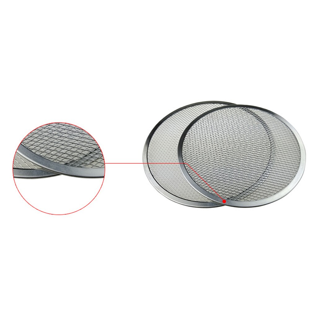 Pizza Platte Pizza Bildschirm Backblech Nahtlose Aluminium Netz Backformen Küche Werkzeuge 6-16 Zoll Pizza Kochen Backen Zubehör