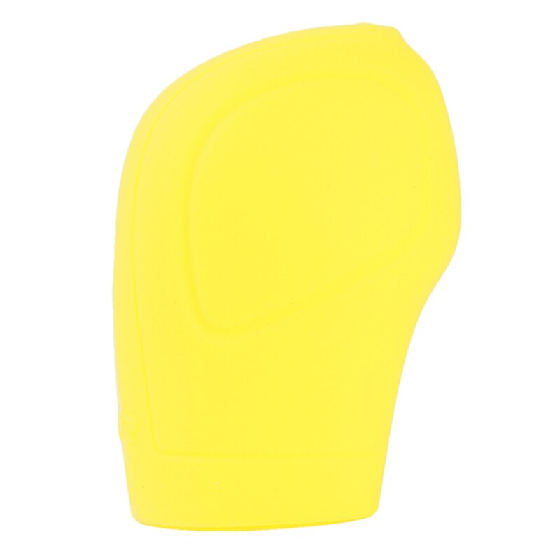 Siliconen pookknop pookhoes auto-interieuraccessoires versnellingspookhoes versnellingspookringen: Geel
