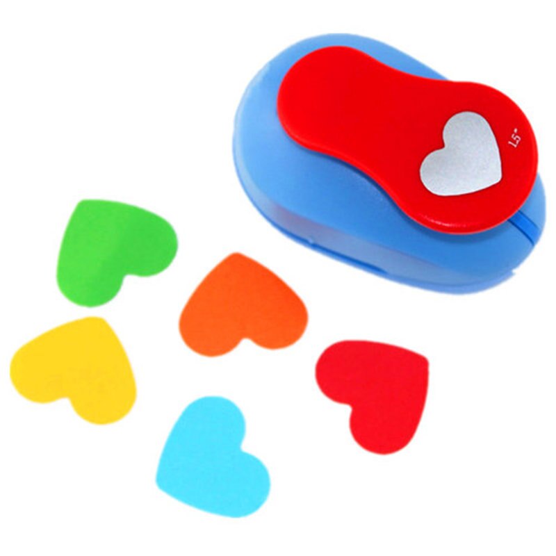 6mm-75mm heart shape craft punch cortador de papel de scrapbook paper foam school manual DIY Round hole punches