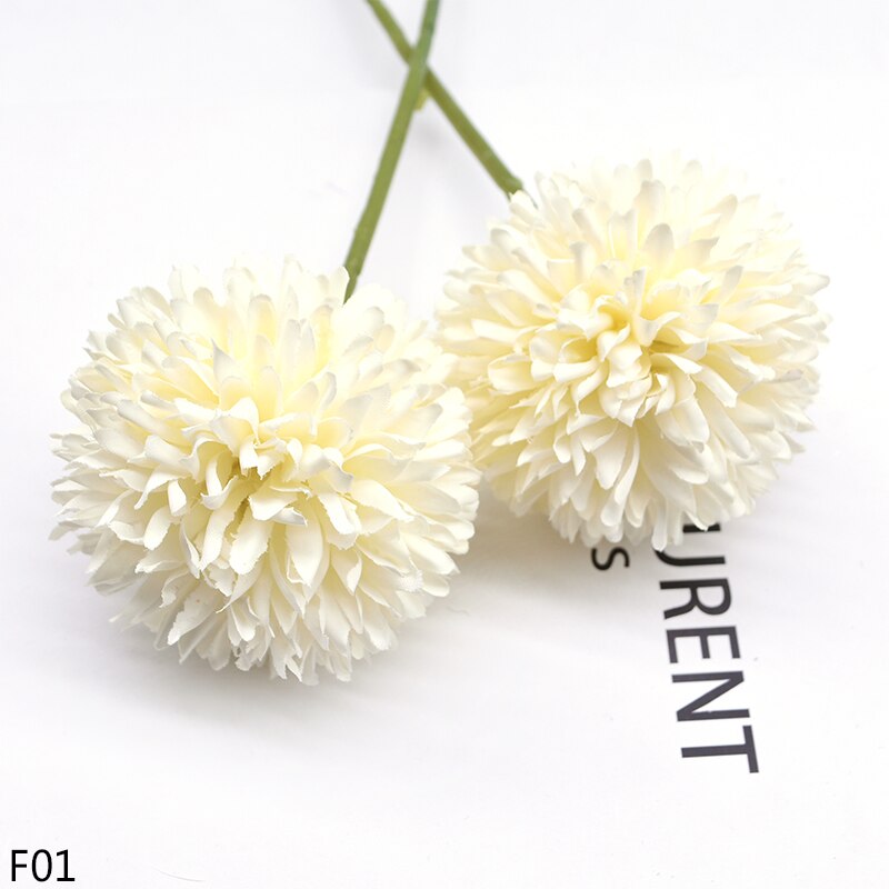 Bolas de flores de diente de león de seda de 29cm 3 uds., pompones de flores artificiales para decoración de boda, de cumpleaños, guirnalda de flores DIY: F01