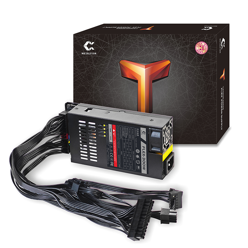 METALFISH Flex 300W fuente de alimentación Modular completa Flex-ATX 400W para Mini ITX PC pequeña 1U para ordenador compacto NAS POS AIO