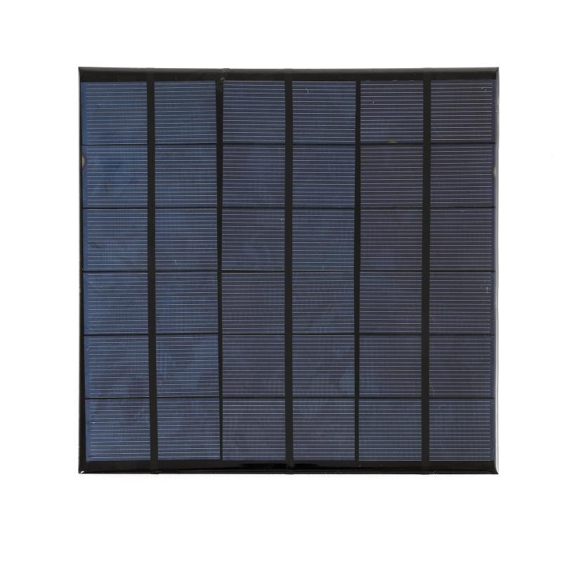 Panneau solaire 6V 9V 18V, Mini système solaire filaire, bricolage pour batterie, chargeur de téléphone portable, cellules solaires 2W 3W 4.5W 6W 10W