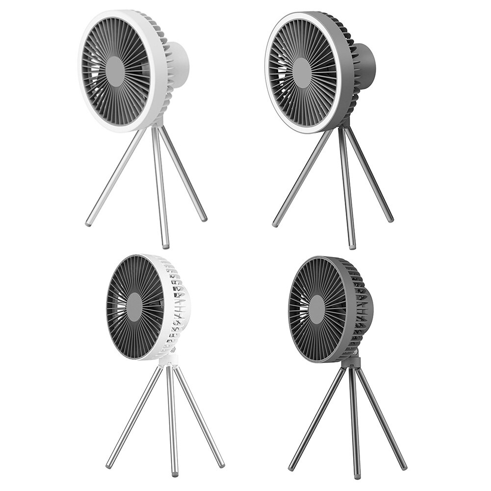 Wielofunkcyjne urządzenia domowe USB wymagalny biurko stojak trójnóg wentylator chłodzący z lampką nocną na wolnym powietrzu kemping wentylator sufitowy