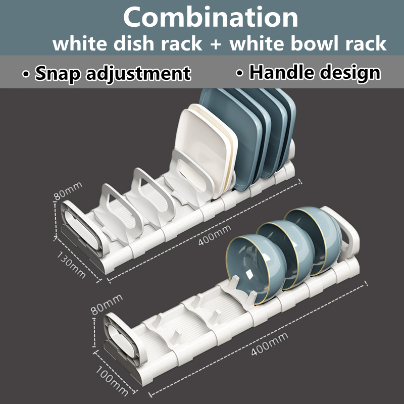 Kitchen Dish Drainer Drawer Bowl Drying Rack Organizer Cabinet Drawer Plate Holder Adjustable Dish Drying Rack over The Sink: plum