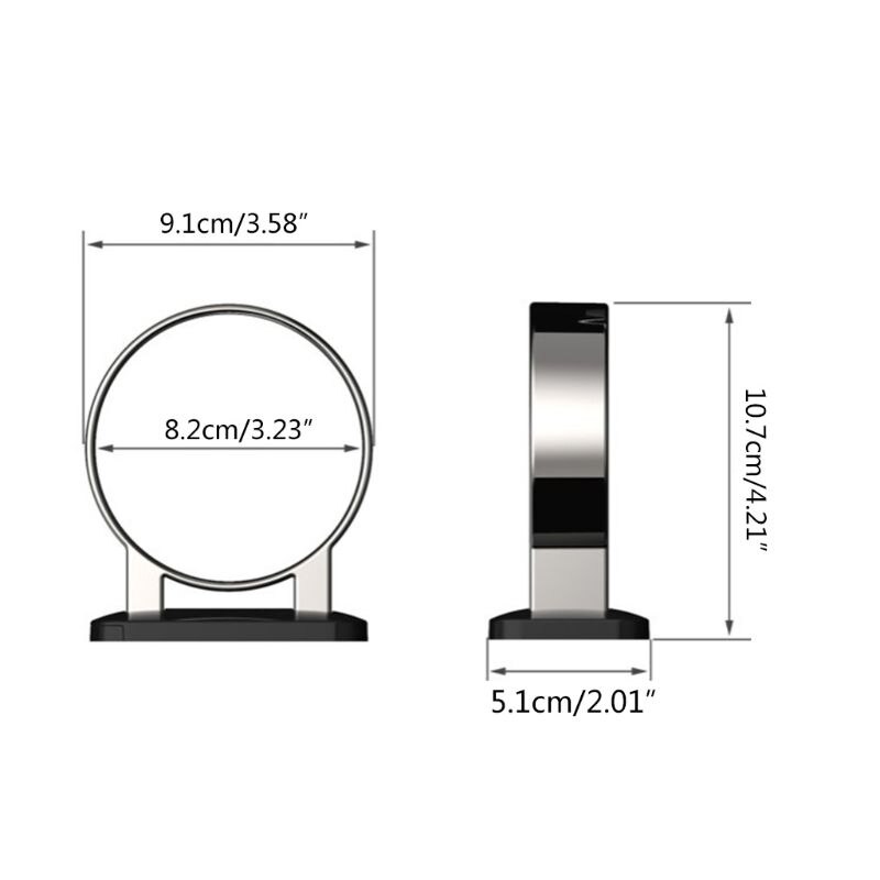 Föhnrek zonder stoten, aan de muur gemonteerde föhnplank voor in de badkamer