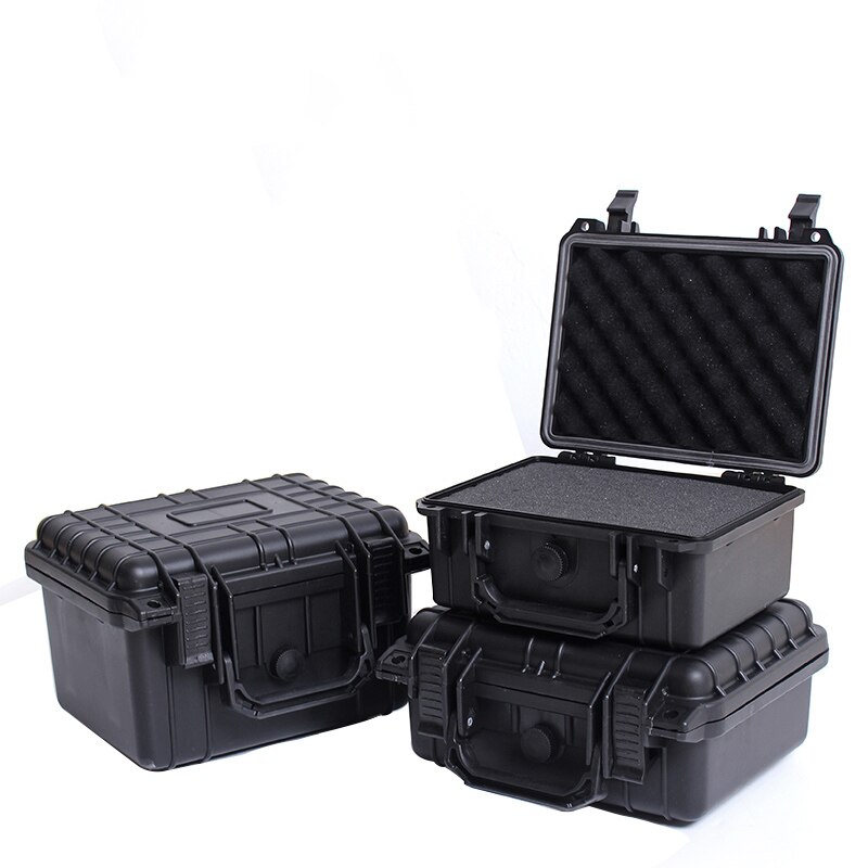 Draagbare gereedschapskist ABS Plastic Verzegelde Stof \ Shock-proof Storage Case Veiligheid Apparatuur Case Droge Doos Outdoor Apparatuur