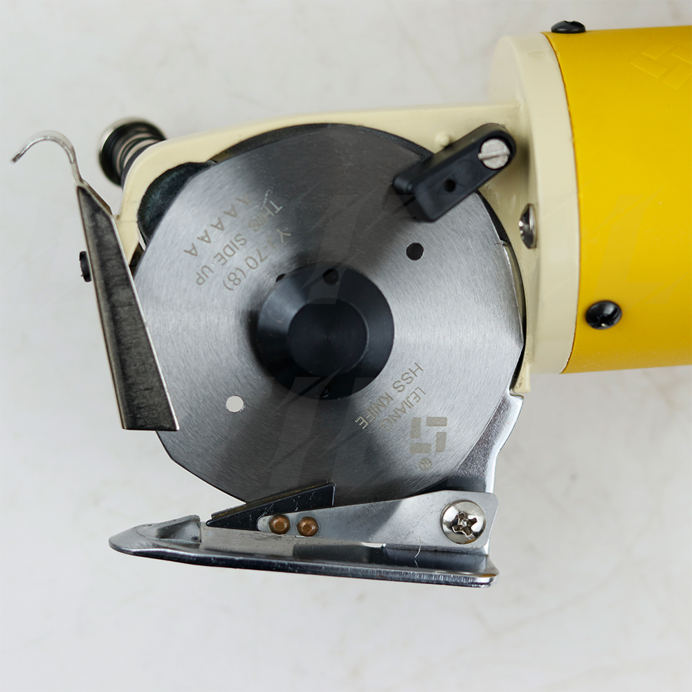 Tijeras eléctricas para cortar tela, Kit de máquina cortadora de tela, herramientas de corte para ropa, cuero, 220V, 70mm, 170W