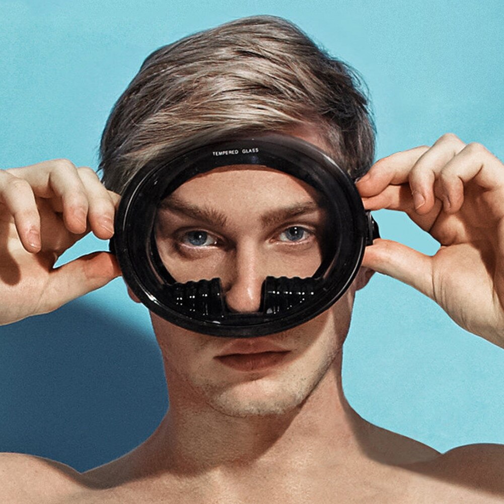 Snorkelling Full Mask Anti Leak Full Face Snorkel Set 180 Panoramic View Classic Round Dive Equipment Diving Mask