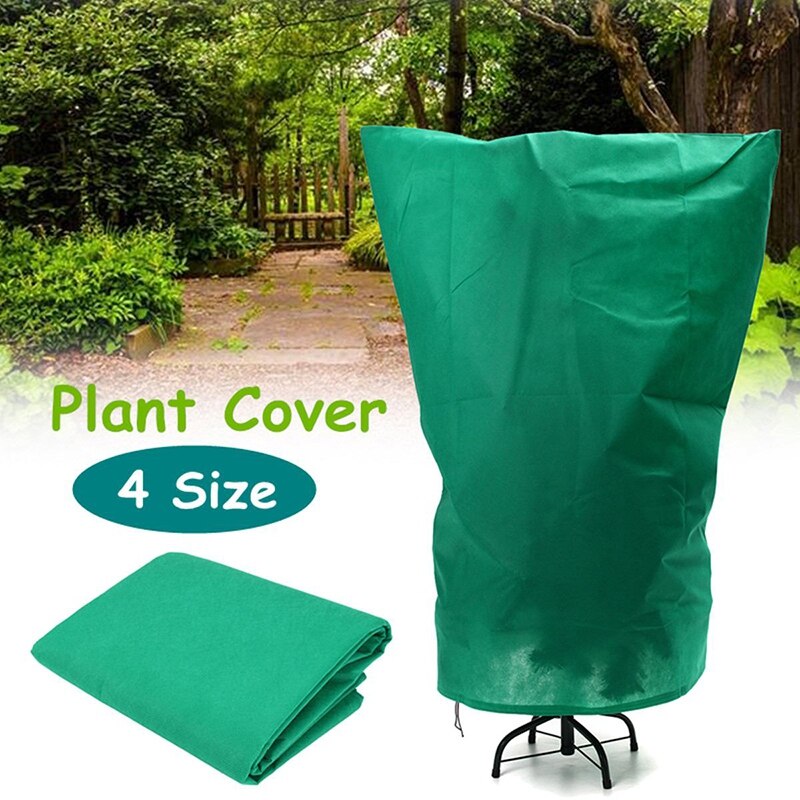 1 Pc Plant Beschermende Tas Plant Winter Cover Planten Polyester Cover Stoffen Anti-Insect Organische Vloeistof Vorst Tuin Gereedschap