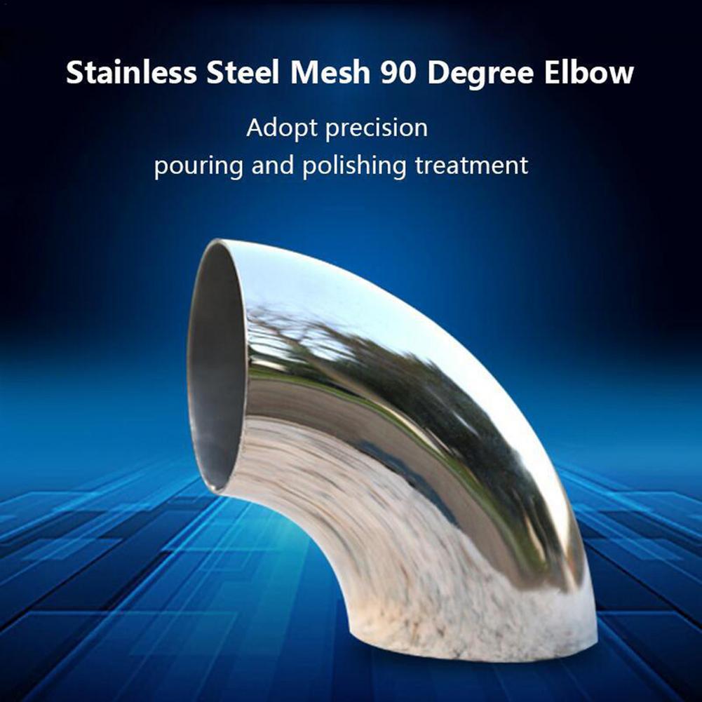 Codo de instalación multiusos para pasamanos de escalera, tubo de escape modificado para automóvil, codo de acero inoxidable 304, accesorios para coche