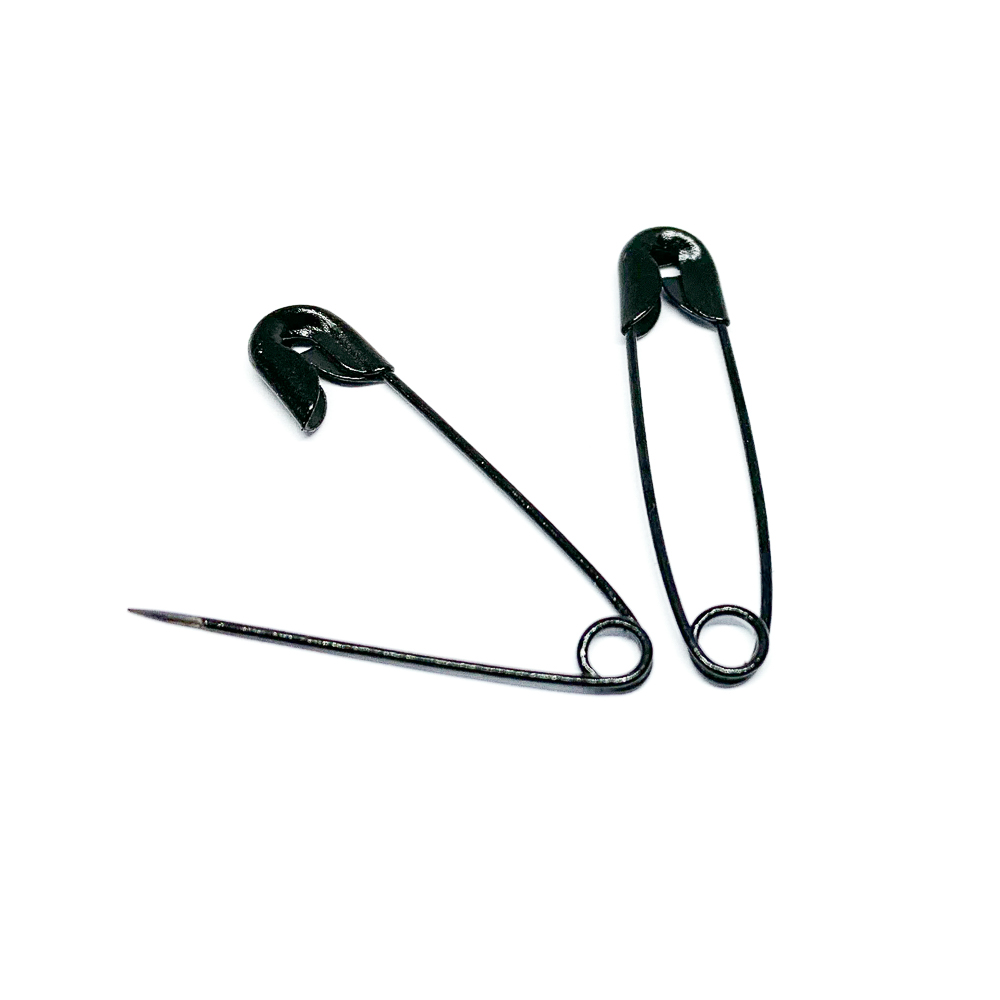 Épingles de sûreté colorées de 30mm, 100 pièces, accessoires de couture, bricolage, aiguilles en acier inoxydable, petite broche, vêtements: black 9