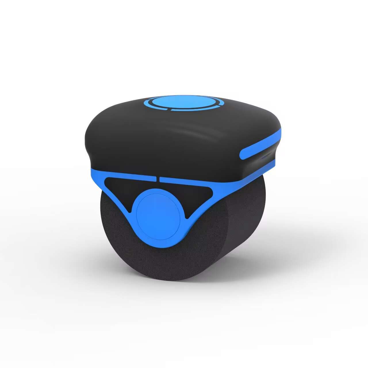 FOSHIO Car Vinyl Wrap Pressing Roller Handle Soft Rubber/Sponge Wheel Roller for Carbon Paint Films Stickers Wallpaper Crafts: green