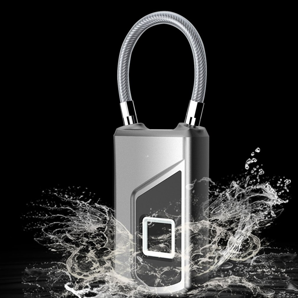 L1 + Gepäck sperren Clever Keyless Fingerabdruck sperren Ip66 Anti-Diebstahl Tür Koffer Vorhängeschloss Anti-Diebstahl Sicherheit Tür