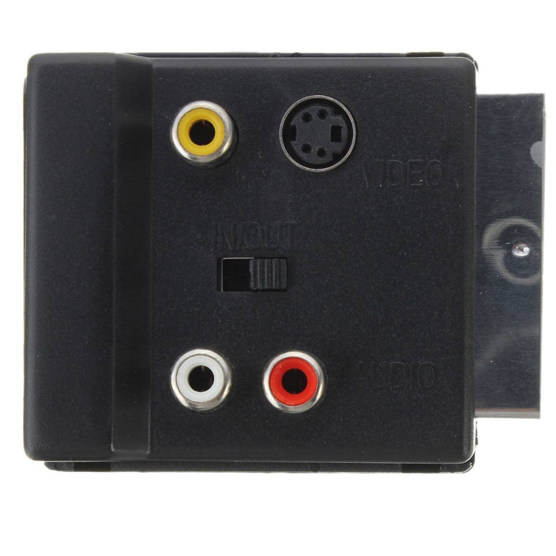 21 fa 21 spillo Scart maschio a femmina connettore adattatore 21 spillo Scart S-video AV RL adattatore convertitore Audio video Scart AV S-video