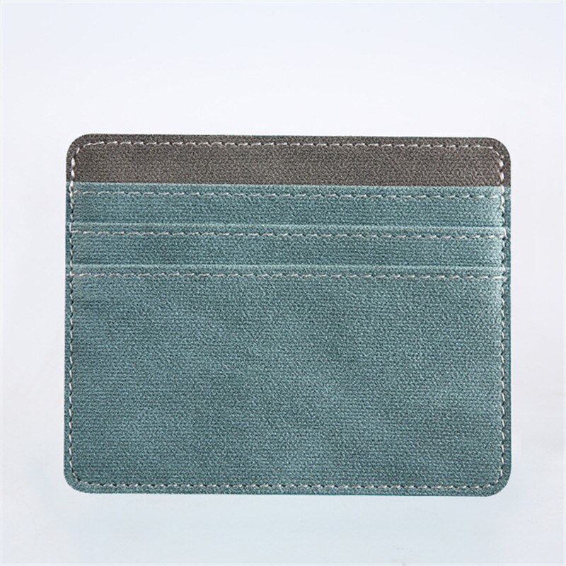 1Pc Pu Lederen Id Kaarthouder Snoep Kleur Bank Credit Card Box Multi Slot Slanke Card Case Portemonnee Vrouwen mannen Visitekaartje Cover