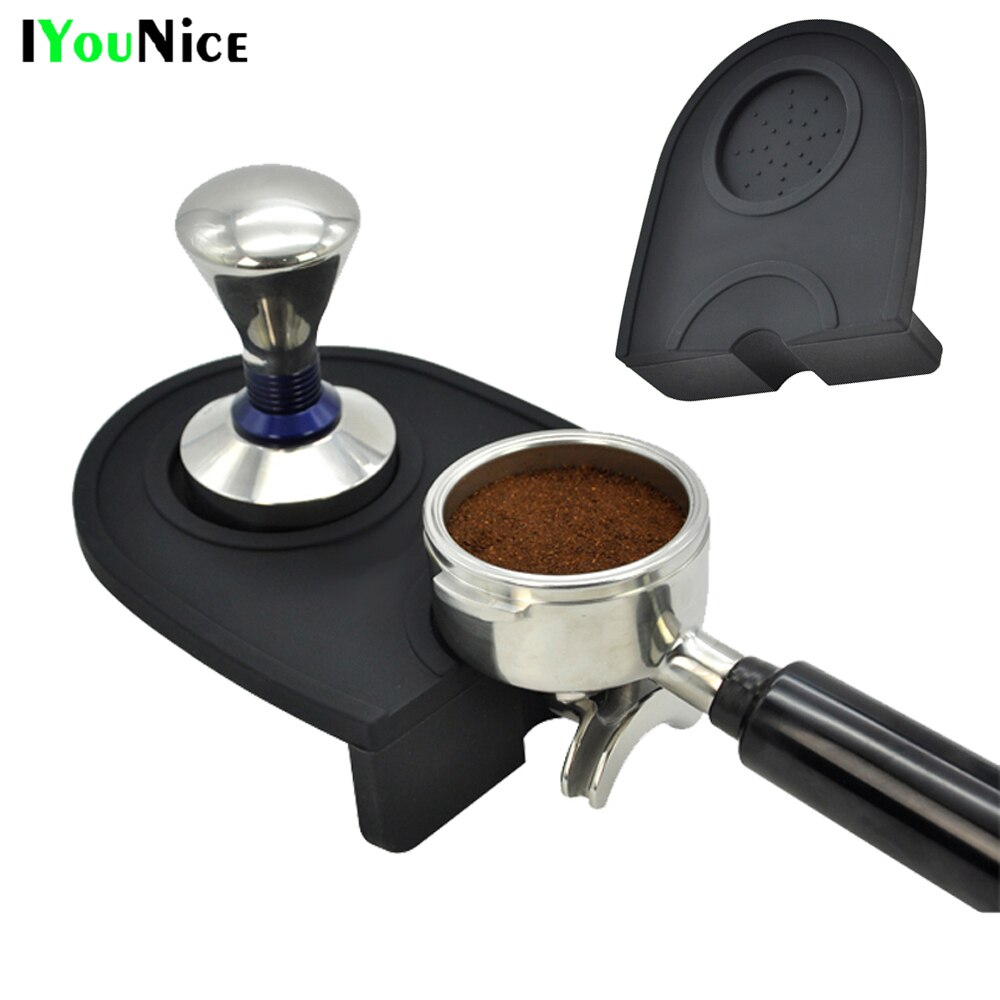 Iyounice Espresso Koffie Tamper Mat Silicon Rubber Hoek Mat (Geen Koffie Stamper) Koffiezetapparaat Sabotage Mat