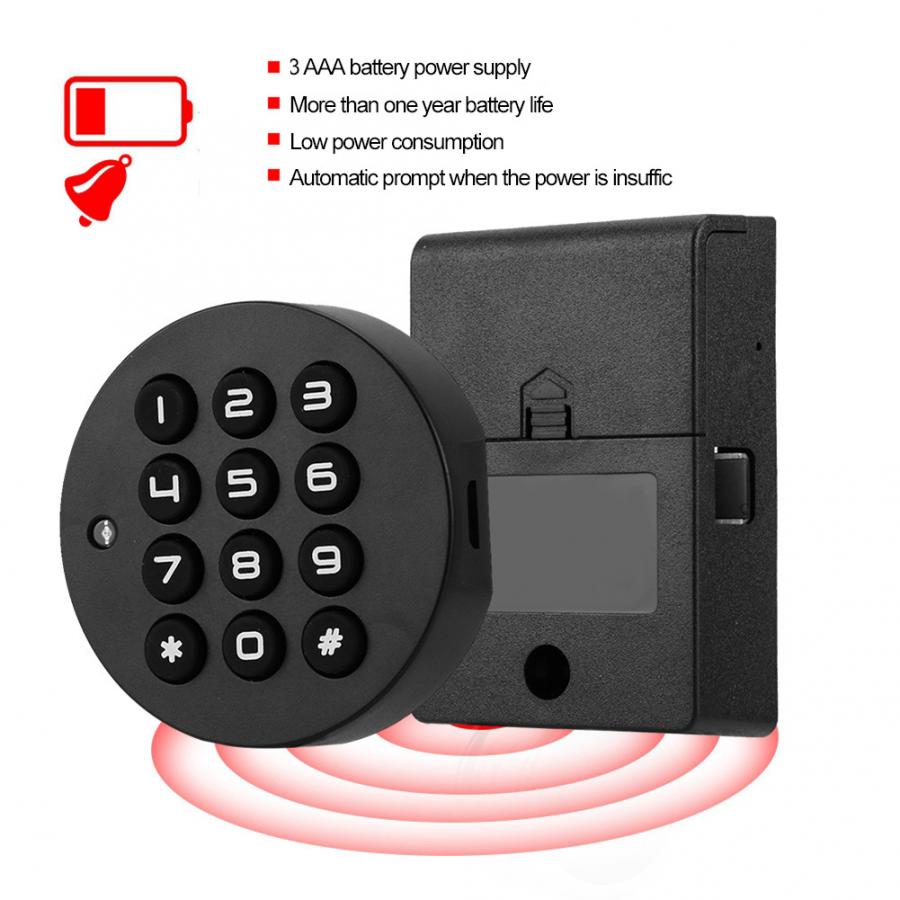 Digital Cabinet Lock Intelligent Electronic Digital Touch Screen Password Lock Code for Cabinet Door Drawer safe locker