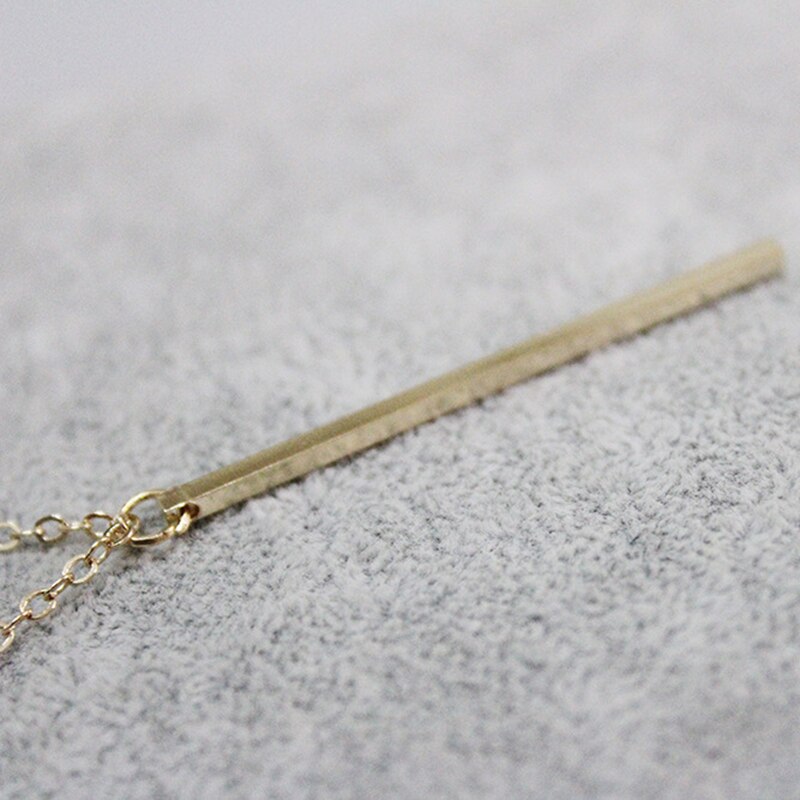 Collar a la para mujer, francés, Simple, de una sola capa, doble capa, cadena de clavícula, Collar corto para decorar el cuello
