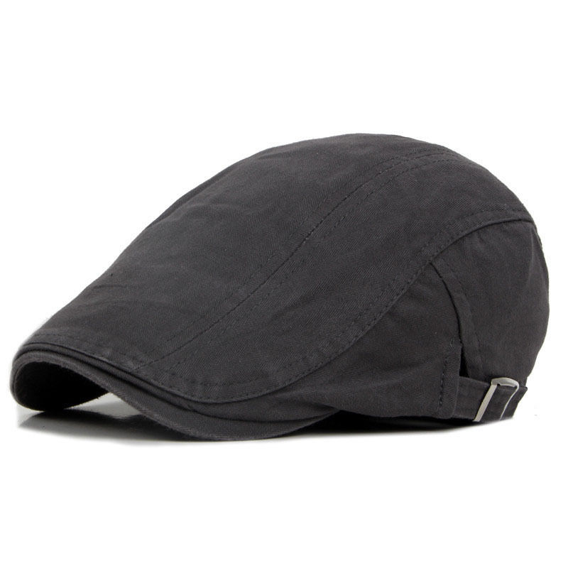 Gorra de hombre boinas gorra Golf conducción sol gorra plana algodón gorras tipo boina para hombres Casual visores casquetas sombreros: F