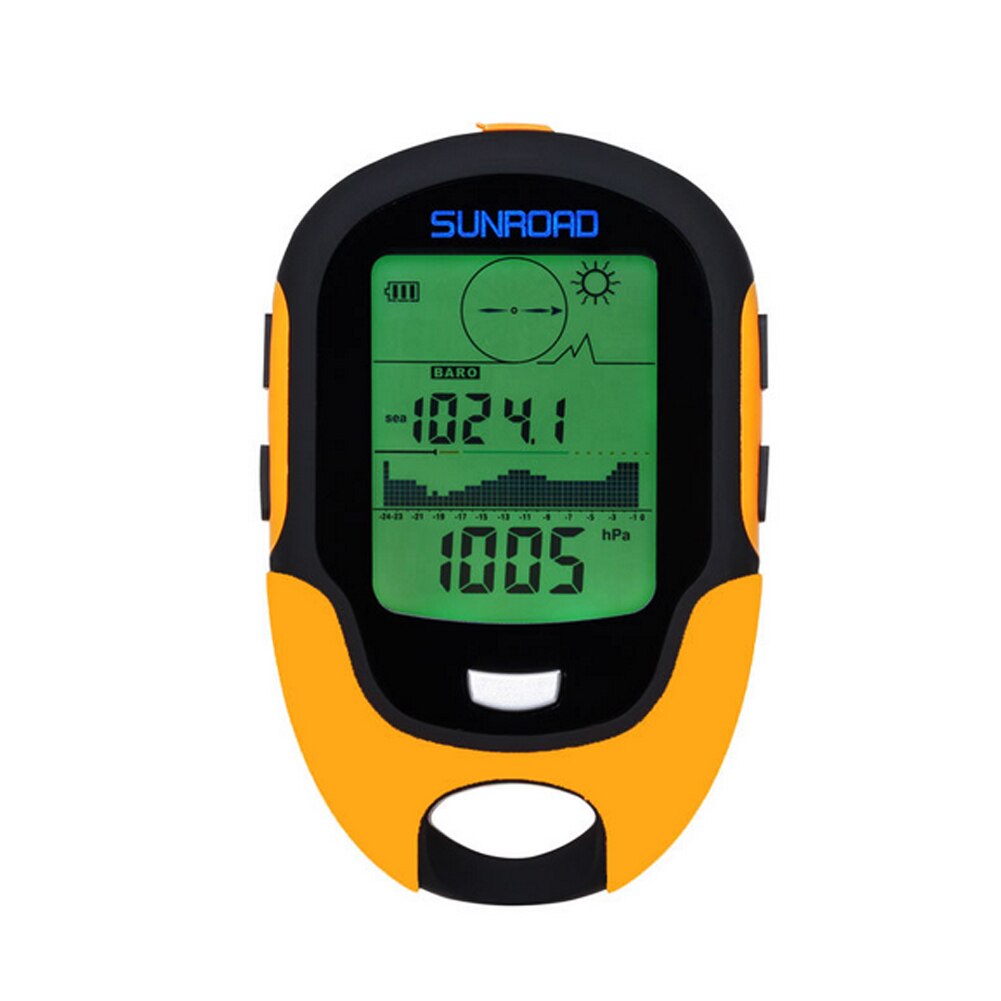 SUNROAD Multifunctional Handheld USB Compass Altimeter Barometer Digital Watch Outdoor Sports Accessories: Default Title