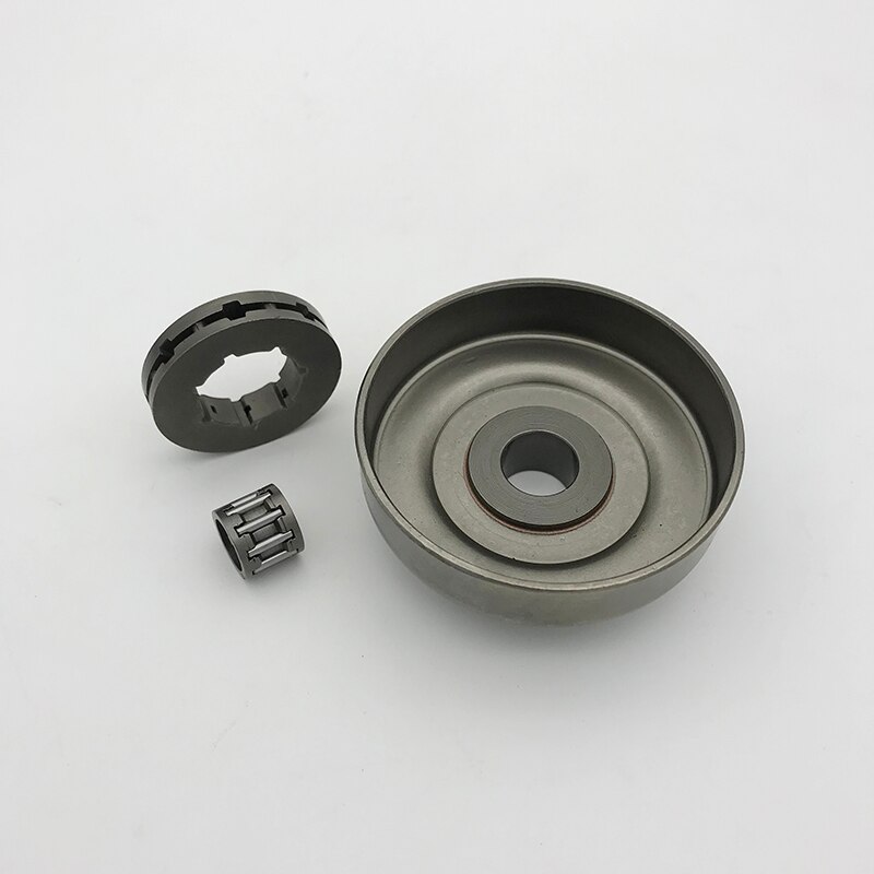 Hundure. 325 "8 Tanden Clutch Drum Tandwiel Velg Kooi Lager Fit Voor Partner 350 351 Kettingzaag Onderdelen