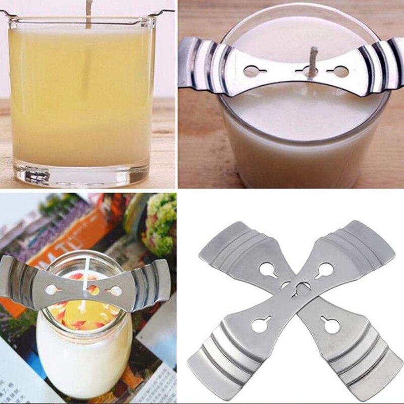 Candle Making Kit DIY Candles Craft Tools with Candle Make Pouring Pot and Spoon 50Pcs Candle Wicks and Candle Wicks Sticker