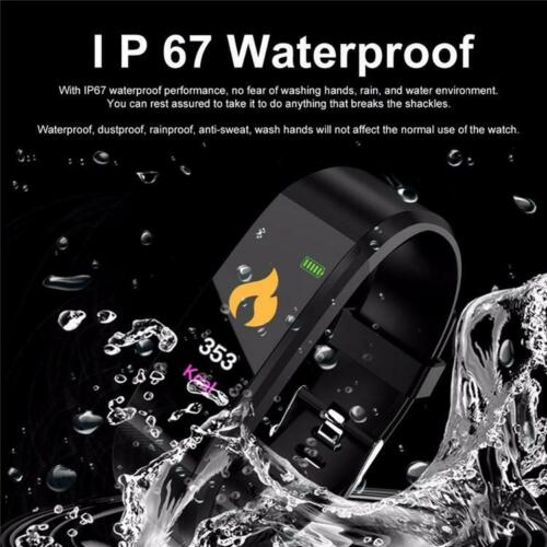 ID115 Plus Pro Colour Activiteit Fitness Tracker Smart Horloge Stappenteller Polsband Lopen Hartslag Stappenteller Smartband