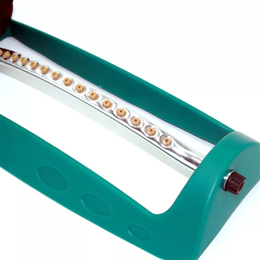 Oscillating Sprinkler 15 Holes Water Sprinkler Swing Automatic Rotary Sprayer Adjustable Angle Irrigation Watering Nozzle Garden