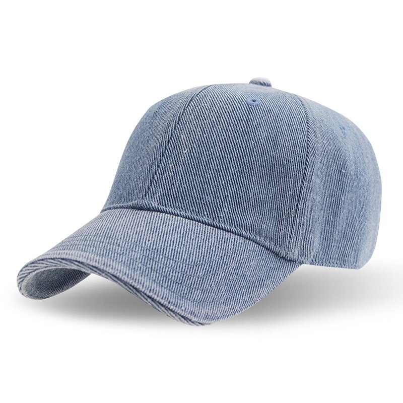 100%  baumwollmützen für herren und damen, geeignet für alle jahreszeiten, in großen größen, Ich bin stil ändern Jeans-baseballkappen 56-62cm