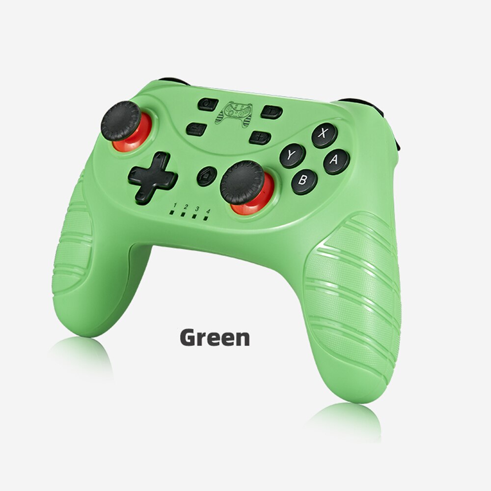 Mando inalámbrico Bluetooth para consola n-Switch Pro Lite, compatible con NS Switch, videojuego, Joystick USB, pc: 1 Green