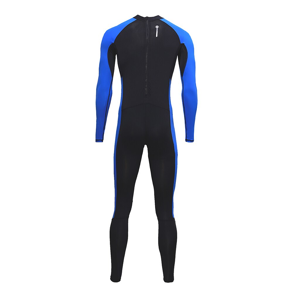 Lycra Neoprenanzug Männer Surfen Ausschlag Wachen Schnorcheln anzug langarm Zurück Reißverschluss Volle Körper Haut Tauchen Anzug Anti-Quallen bademode