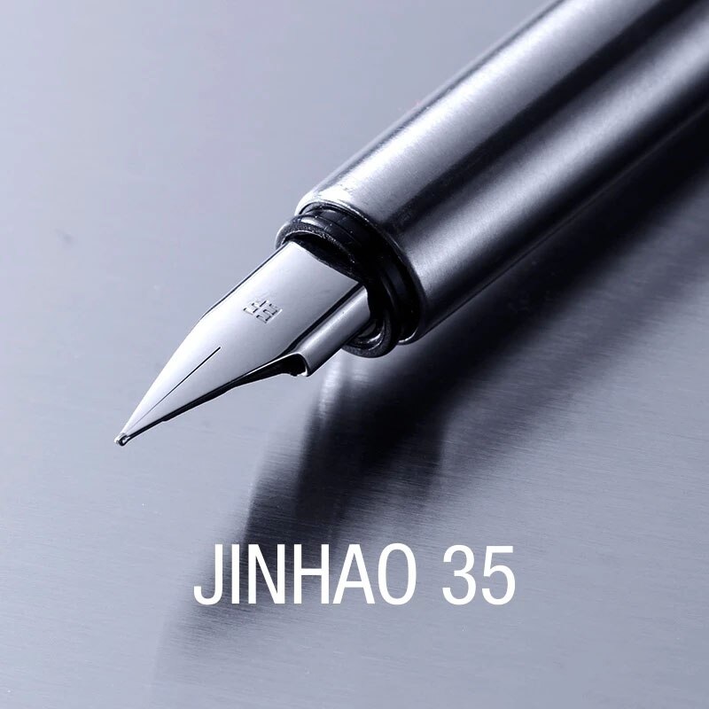35 Series Fountain Pen Steel Barrel Airplane Extra Fine Tip Ink Pens Office Business School Writing Calligraphy A6118