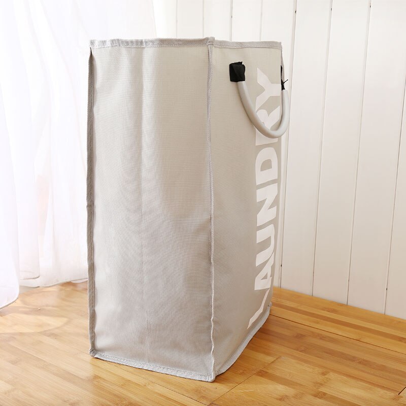 Stor vasketøjspose sammenklappelig oxford vasketøj vasketøjskurv hindre oxford vask opbevaringspose