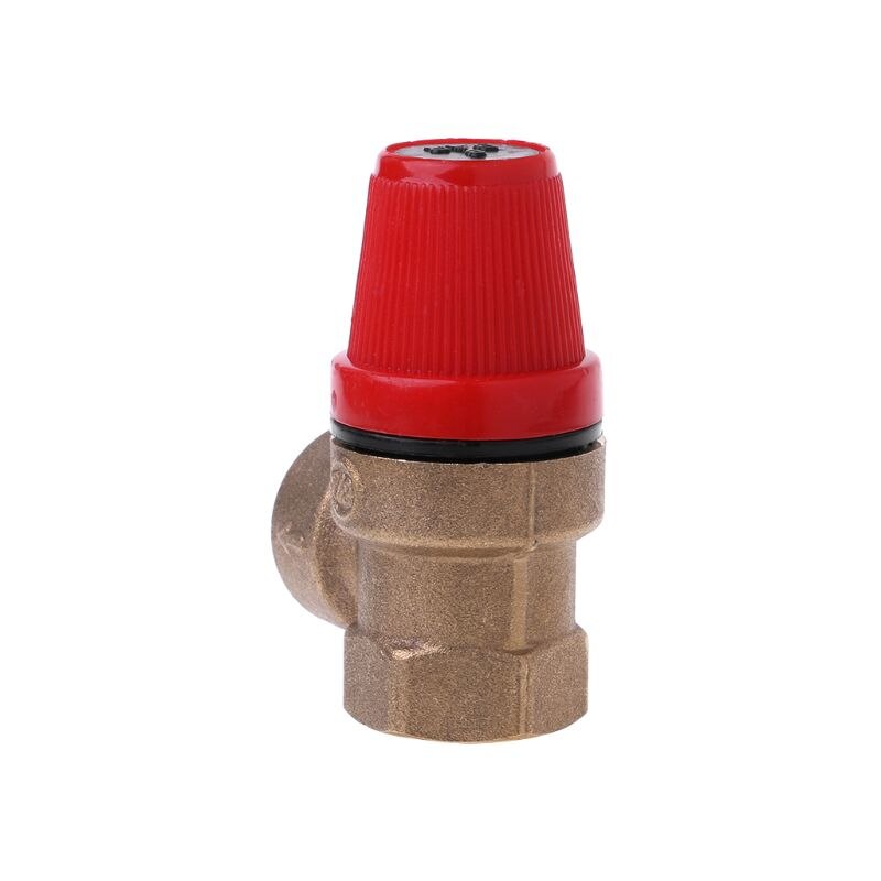 3/5/6/8 Bar Brass Safety Valve Drain Relief Swithch For Solar Water Heater Double Inner Wire