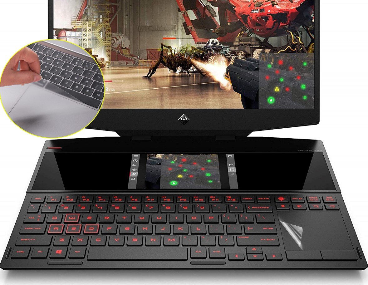 2PCS Matte Touchpad Protective film Sticker Protector For HP OMEN X 2S laptop TOUCH PAD