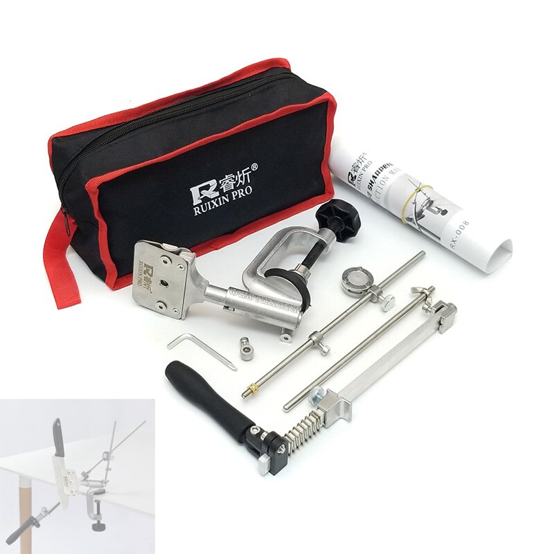 Afilador de cuchillos ruixin pro, afilador de ángulo fijo, herramienta de