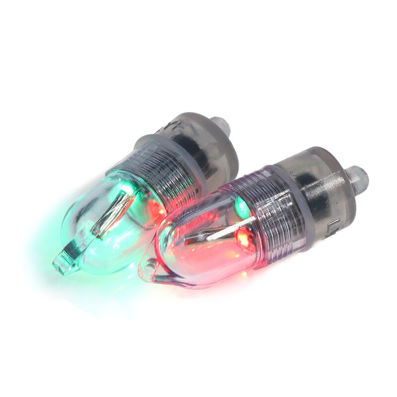 2 stk led nat fiskestang tip lys smart sensor bid alarm lampe fiske bid alarm gear tilbehør