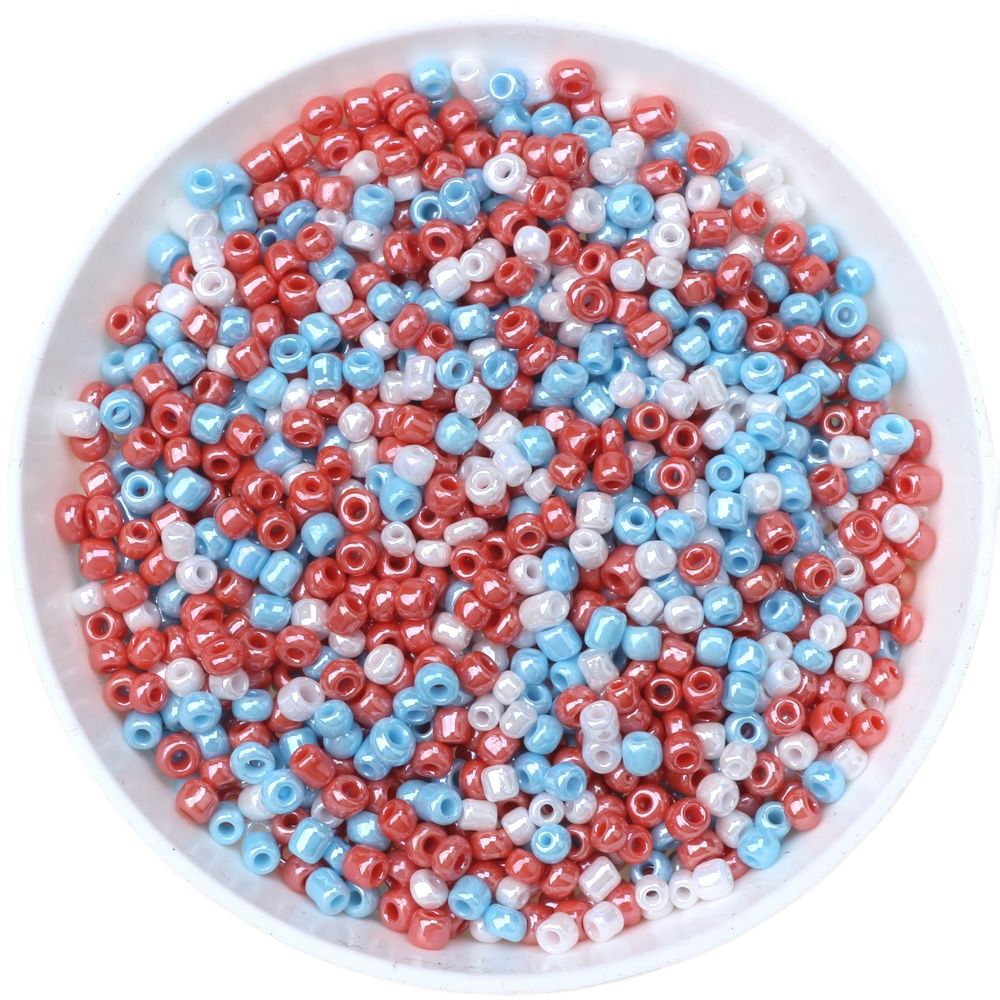 1000 unids/lote 15g 2mm abalorio de colores mezclados cuentas de semilla de vidrio checo DIY pulsera collar pendiente espaciador para accesorios de fabricación de joyas: Violeta