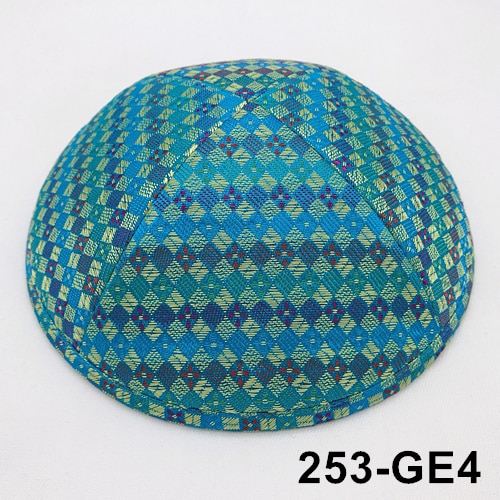 Brocade 19cm kippot kipa appaerl tilbehør hatte kasketter skullies beanie kippah jødisk yarmullka