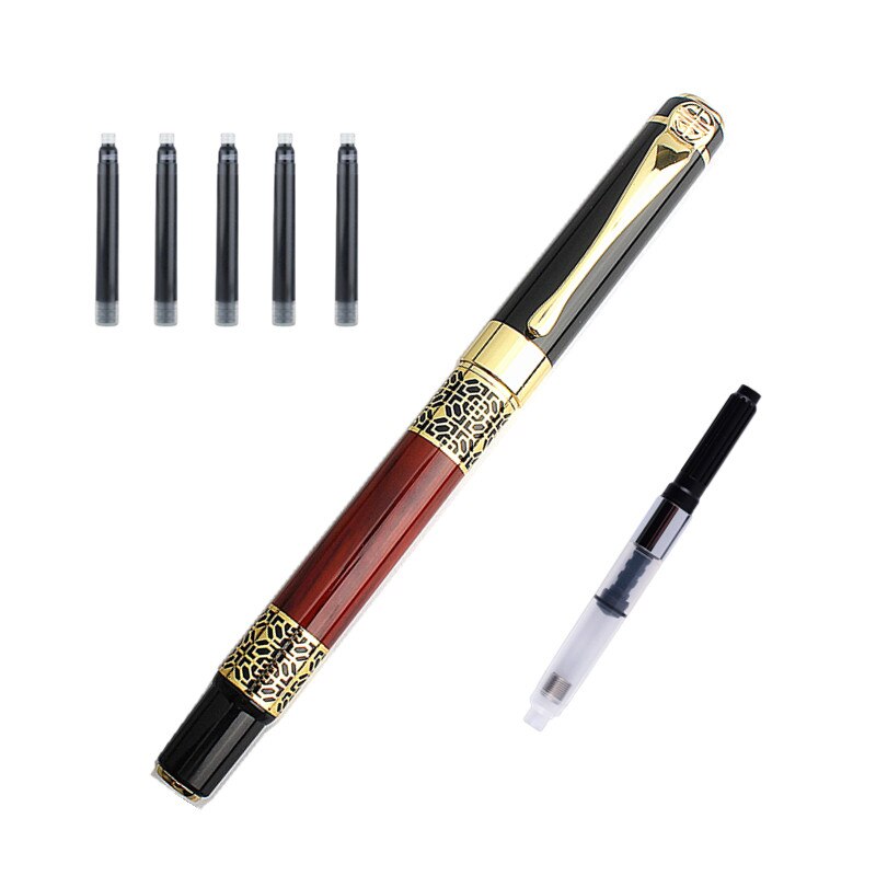 Classic 520 Luxury Metal Fountain Pen Writing Signature Ink Pens: pen and  Ink