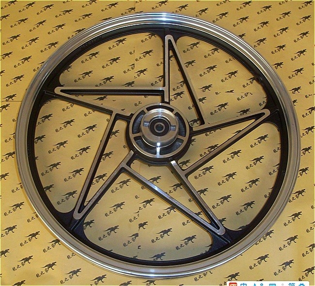 EN125-2/3 HJ125K-A/2A/3A Motorcycle Front Aluminum Alloy Wheel Hub Motorbike Scooter Rear Rims Back Wheel