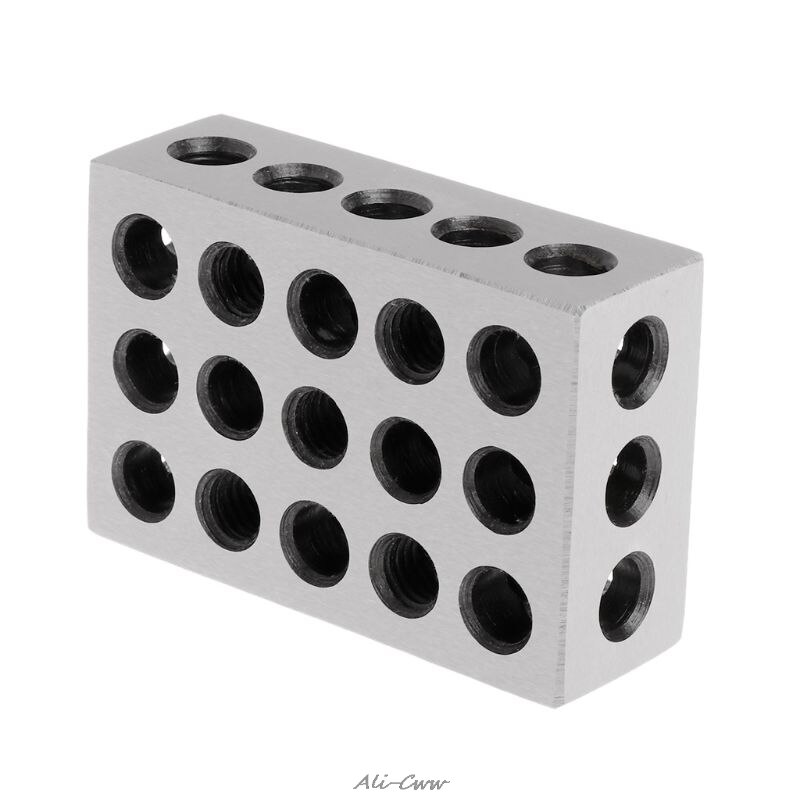 2pcs Silver Hardened Steel Ultra Engineers Blocks Precision 1" x 2" x 3" For Milling Tool