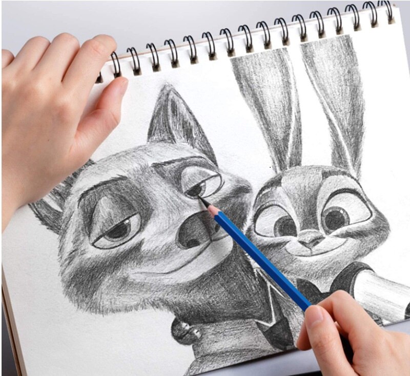 33 Pcs Sketch Drawing Pencil Set Beginners Drawing Supplies Tools Eraser Cutter Drawing Suit Art Kit Painter Students Art Supply