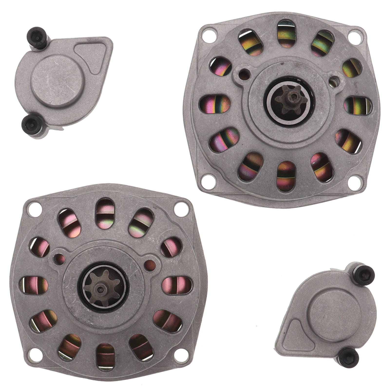 Campana de tambor de embrague, cubierta de caja de cambios, Piñón para motor de 2 tiempos 47cc 49cc, Mini Moto Dirt ATV Quad, 25H 6T 7T,