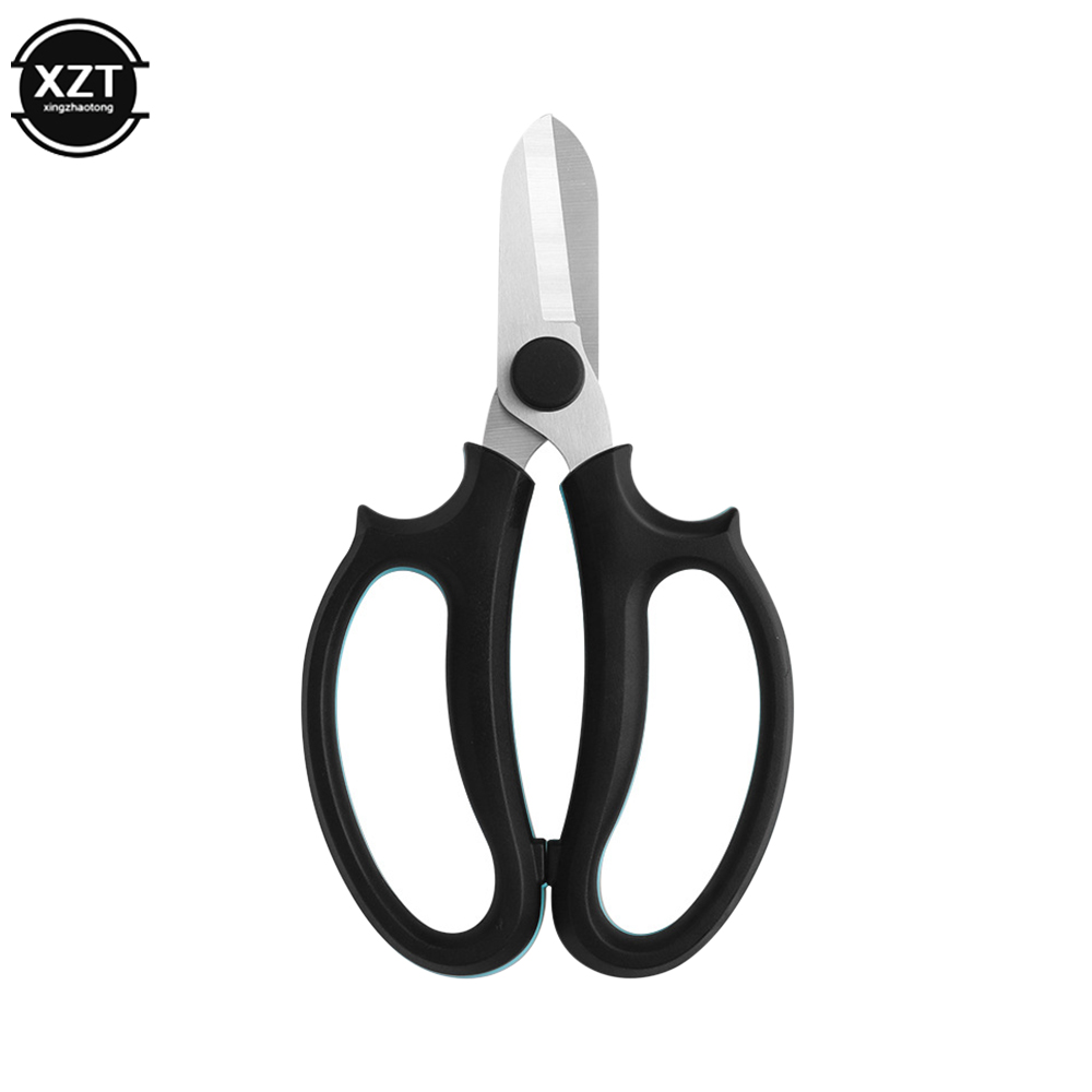 Rvs Tuin Schaar Bloemen Scharen Professionele Bloem Schaar Comfortabele Grip Handvat Snoeischaar Voor Bloemisten: Black