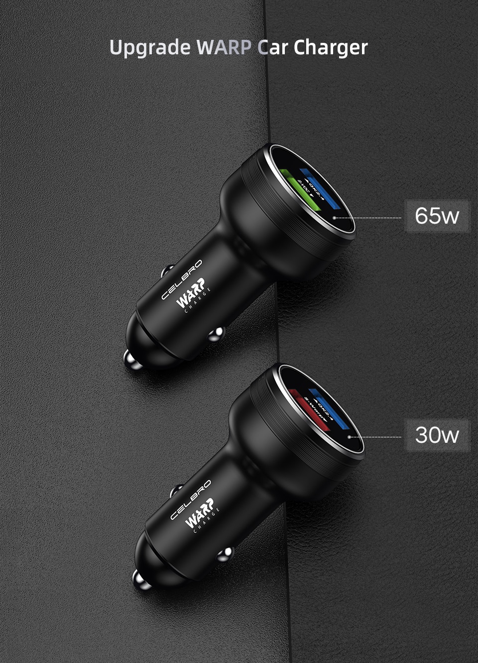 Voor Oneplus Dual Usb Autolader 80 W Supervooc Warp Charge 65 30 W Super Fast Charge 65 W Dash One Plus 10T 10 Pro Nord 2T 9 8